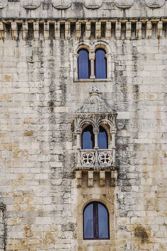 Torre de Belem正面，里斯本，葡萄牙